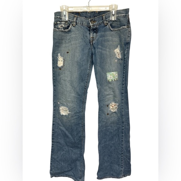 Lucky Brand Distressed Patchwork Sweet Dream Jean - Picture 1 of 11